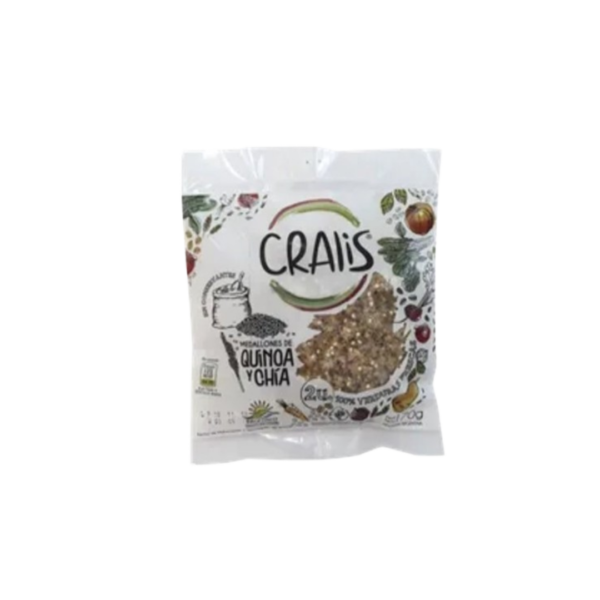MEDALLON DE QUINOA Y CHIA X2UN