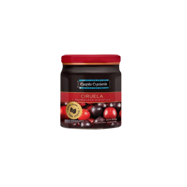 MERMELADA CIRUELA CON STEVIA X280G