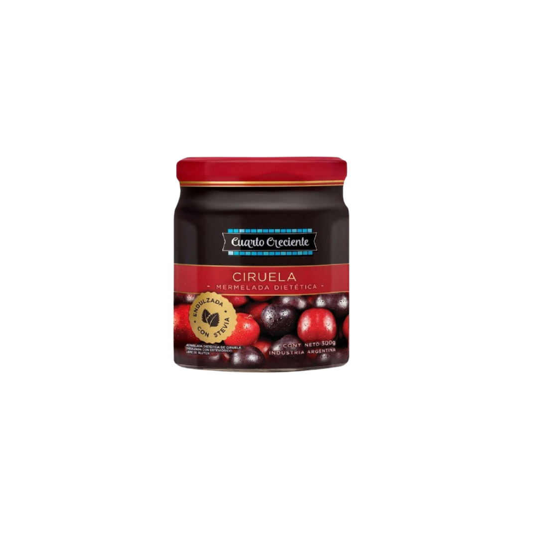 MERMELADA CIRUELA CON STEVIA X280G