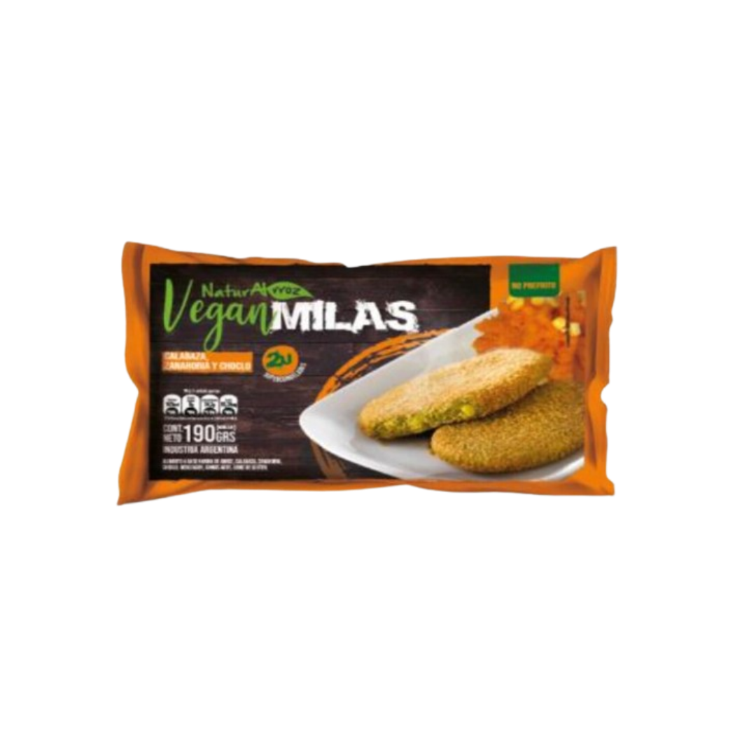 MILA VEGANO CALABAZA ZANAHORIA CEBOLLA CHOCLO X190G
