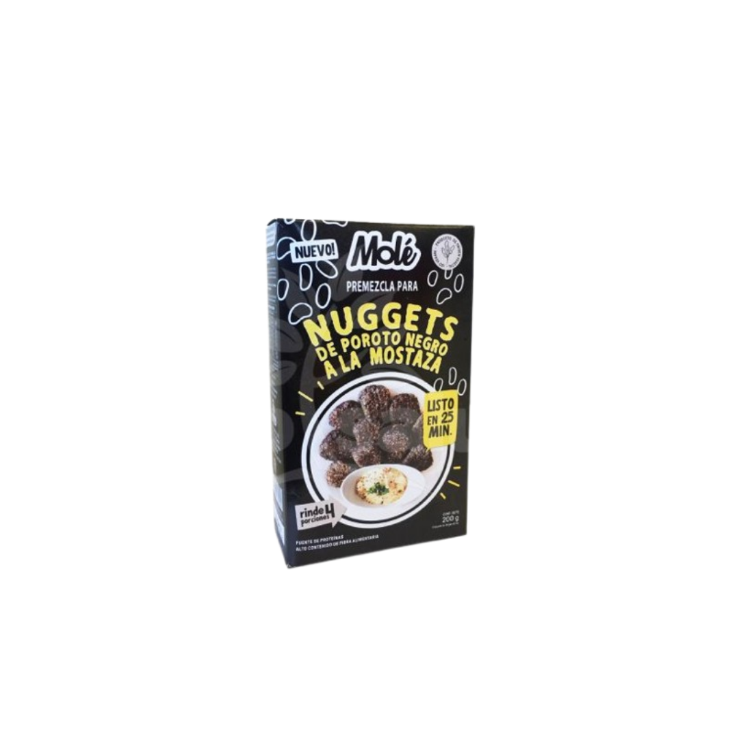 NUGGETS DE POROTO NEGRO X200G