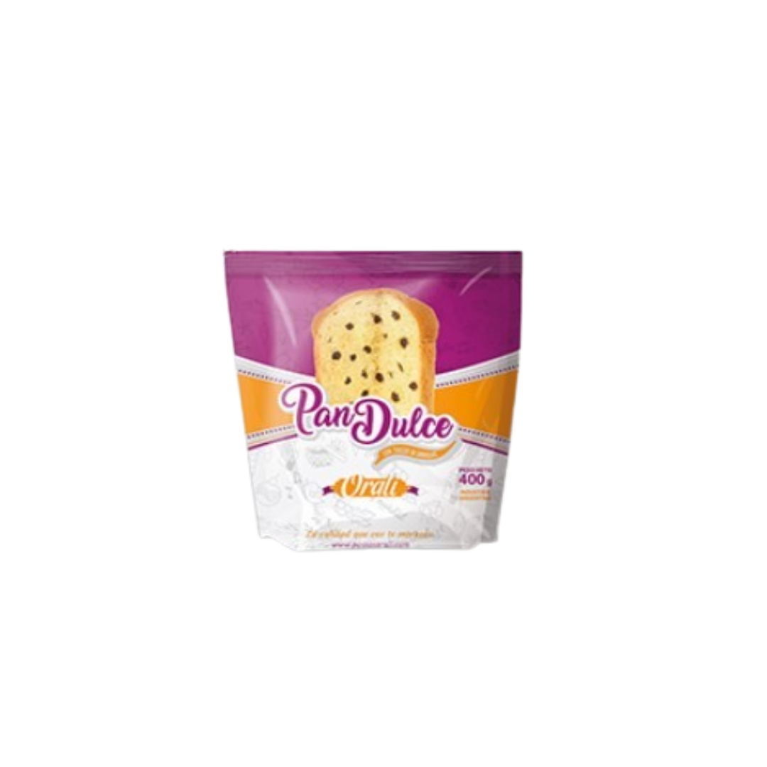PAN DULCE CON CHIPS X400G