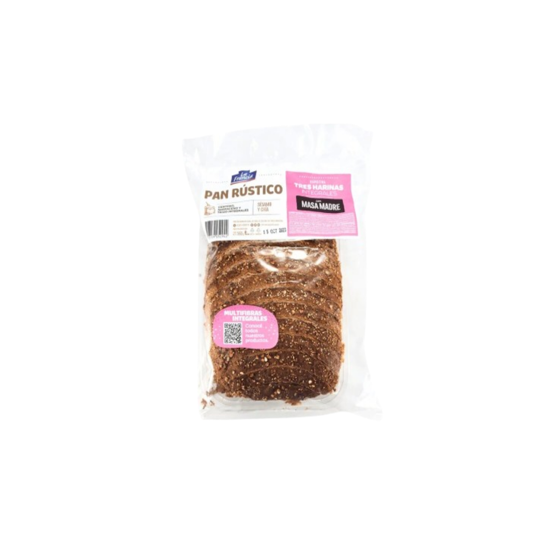 PAN TRES HARINA RUSTICO X500g