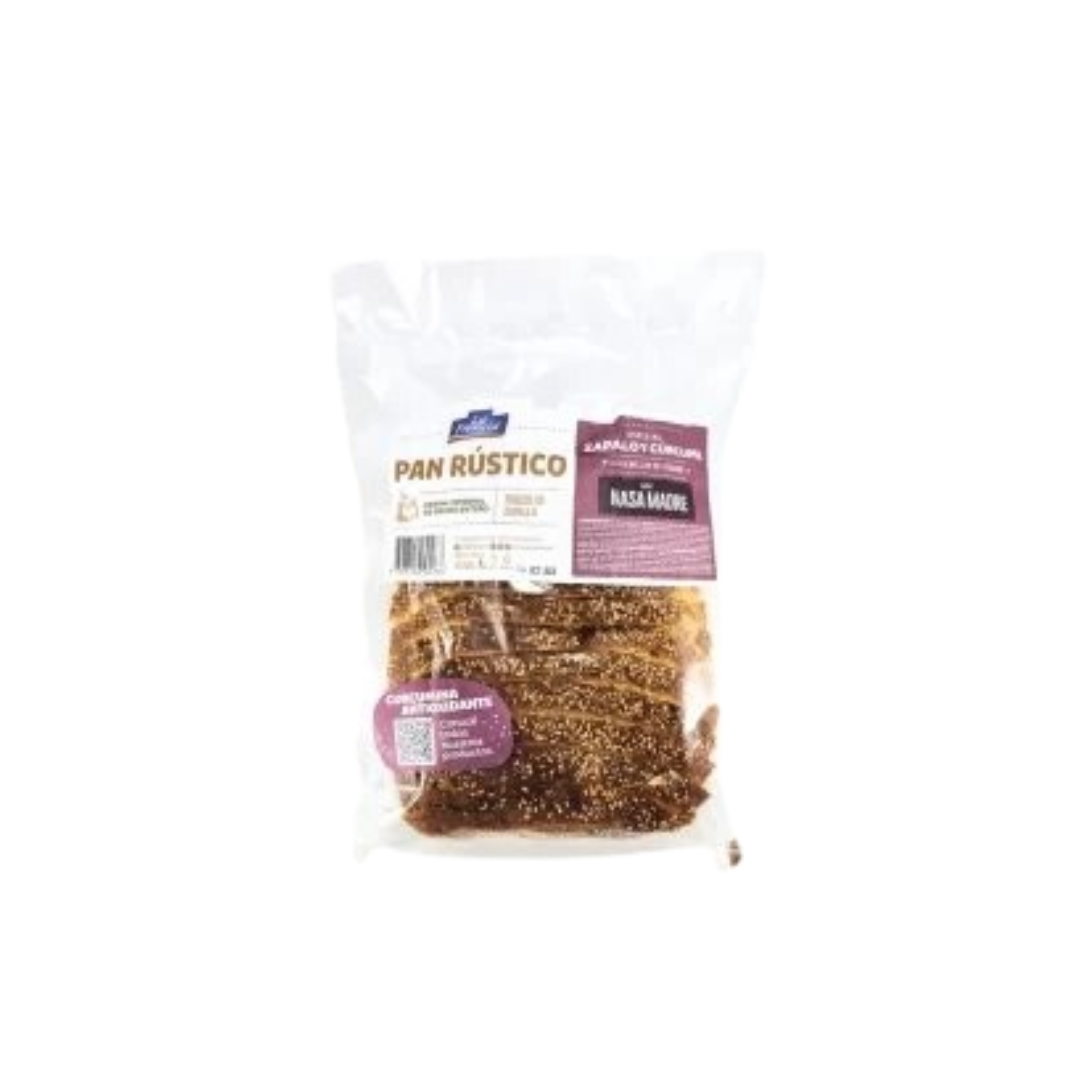 PAN ZAPALLO Y CURCUMA RUSTICO X500g
