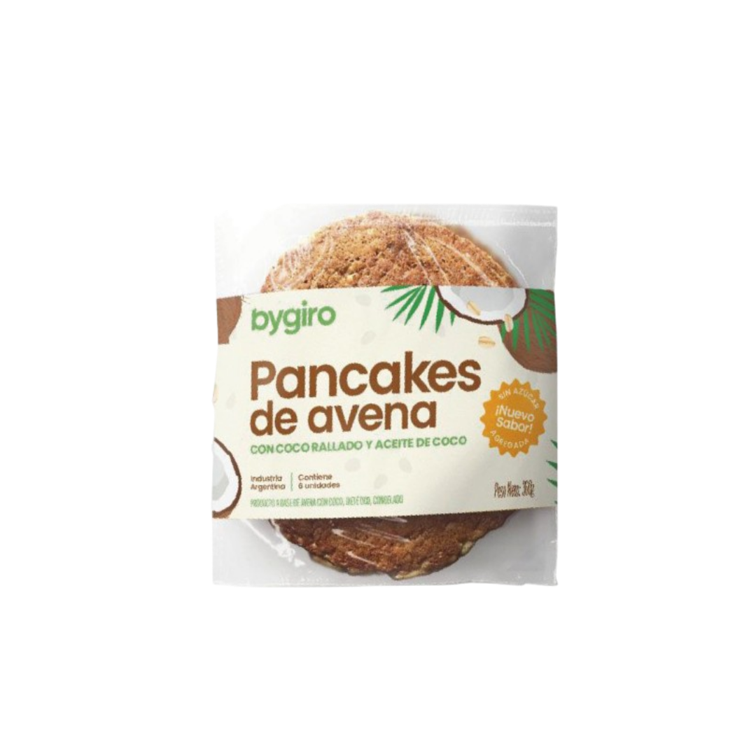 PANCAKES DE AVENA COCO RALLADO Y ACEITE DE COCO X420G