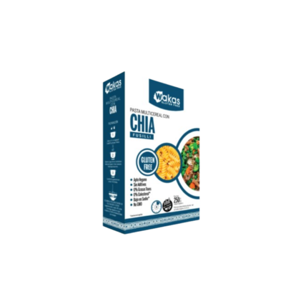 PASTA FUSILLI CON CHIA X250G