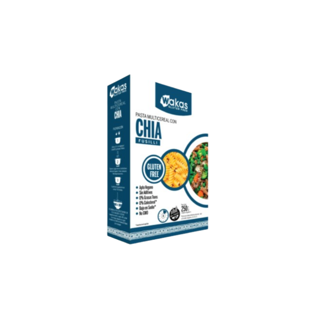 PASTA FUSILLI CON CHIA X250G