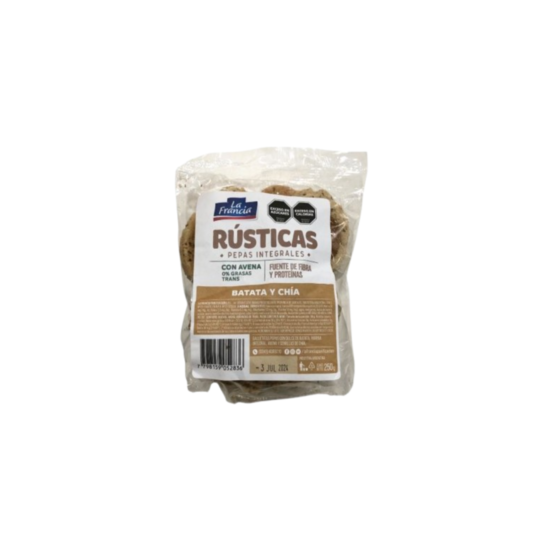 PEPAS INTEGRALES BATATA X250G
