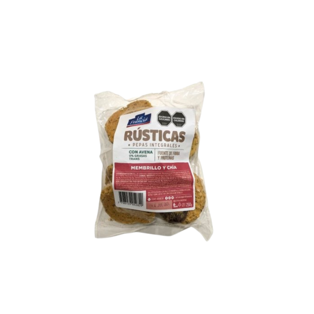 PEPAS INTEGRALES MEMBRILLO X250G