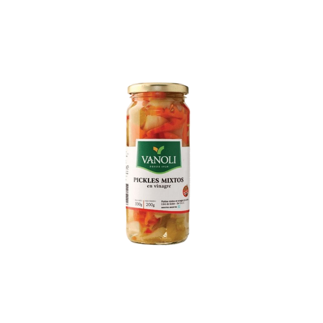 PICKLE MIXTO VANOLI FRASCO X330G