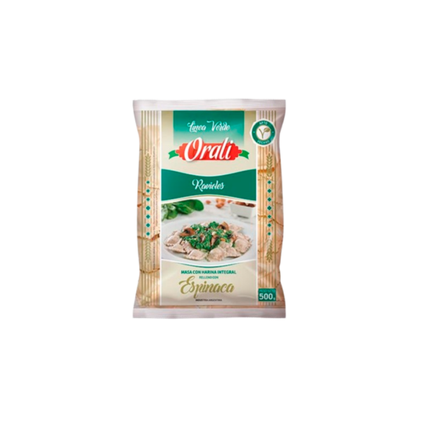 RAVIOLES INTEGRALES ESPINACA X500GR
