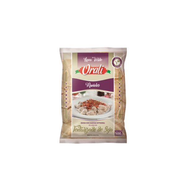 RAVIOLES INTEGRALES TEXTURIZADO DE SOJA X500GR