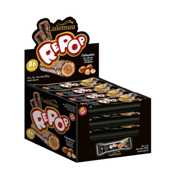 REPOP NEGRO AVELLANA X20UNIDADES