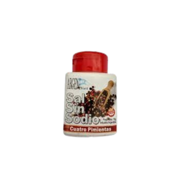 SAL SIN SODIO CON 4 PIMIENTAS X70G
