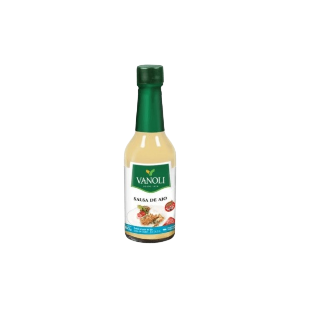 SALSA DE AJO VANOLI BOTELLA X190CC