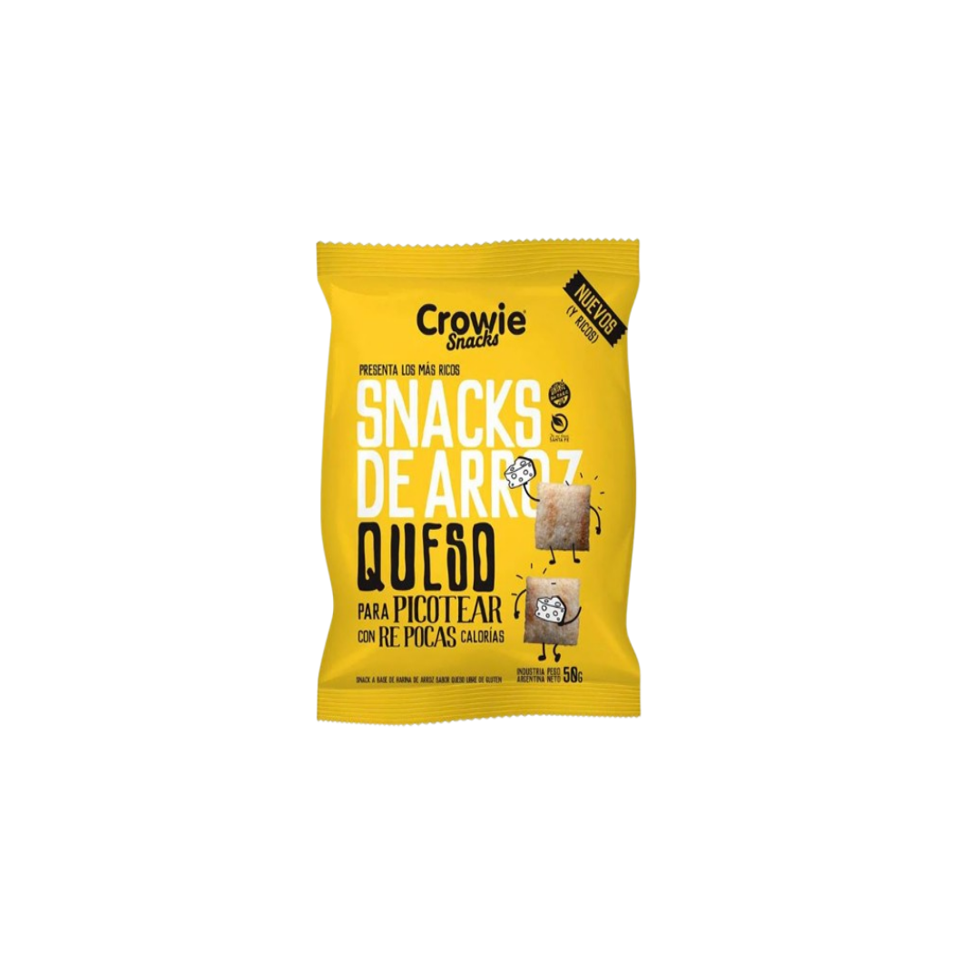 SNACKS DE ARROZ QUESO X50G