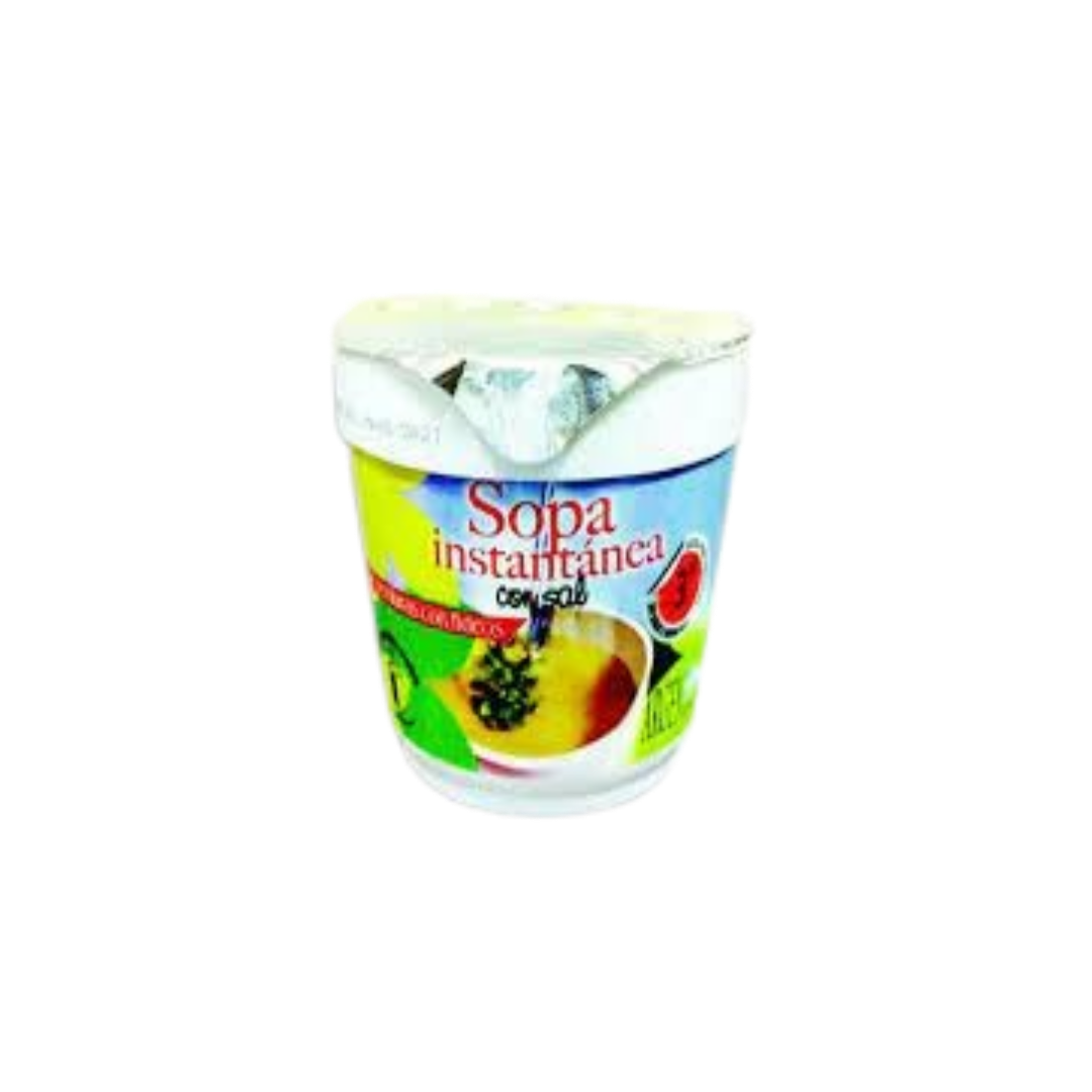 SOPA INSTANTANEA EN POTE CON SAL