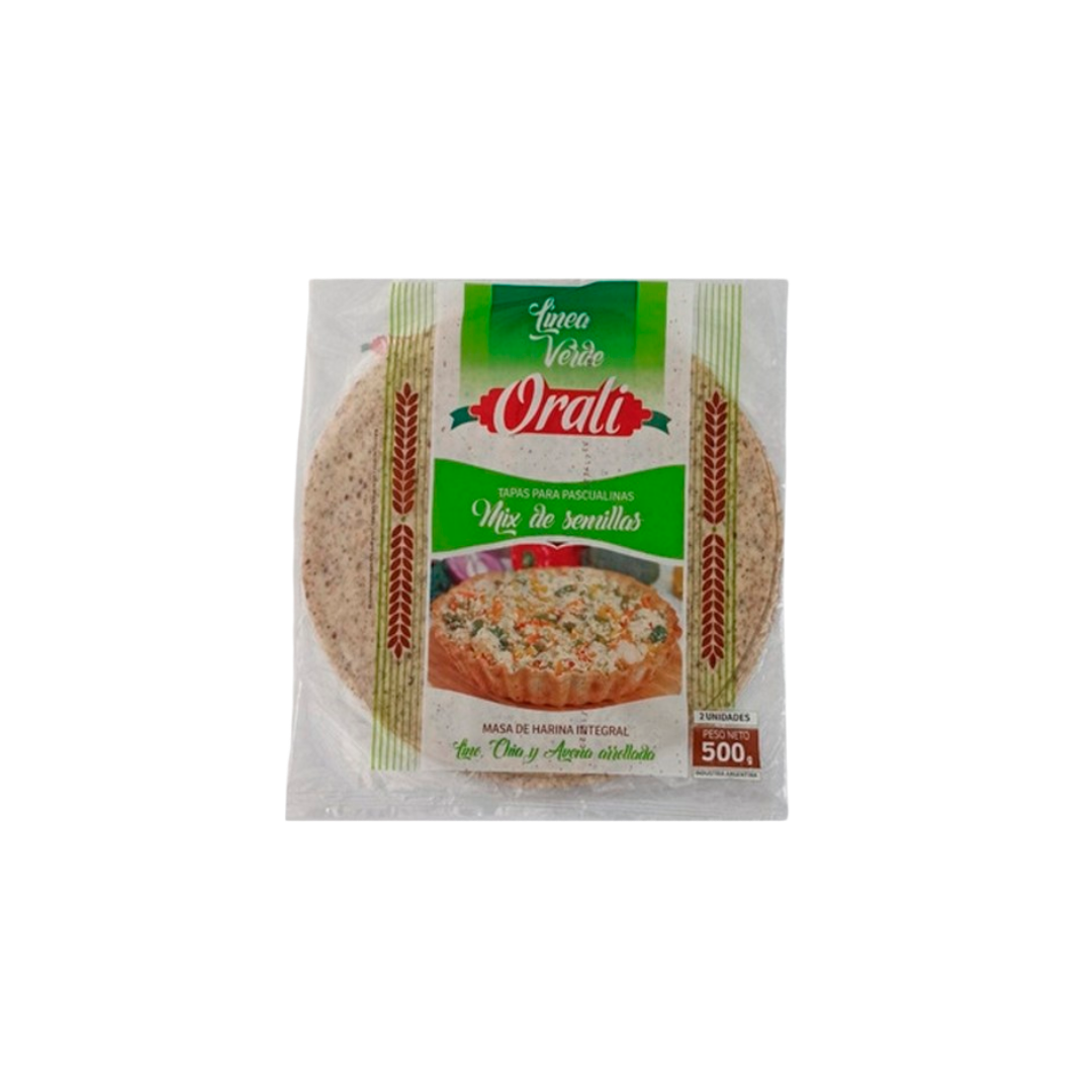 TAPAS PASCUALINA INTEGRALES MIX DE SEMILLAS X2UNID