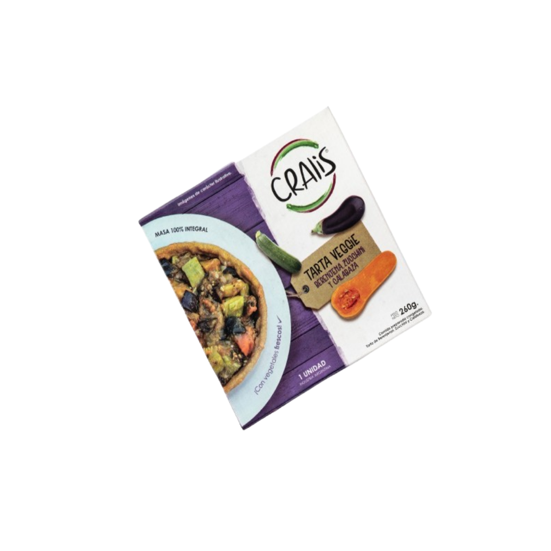 TARTA VEGGIE BERENJENA X260G