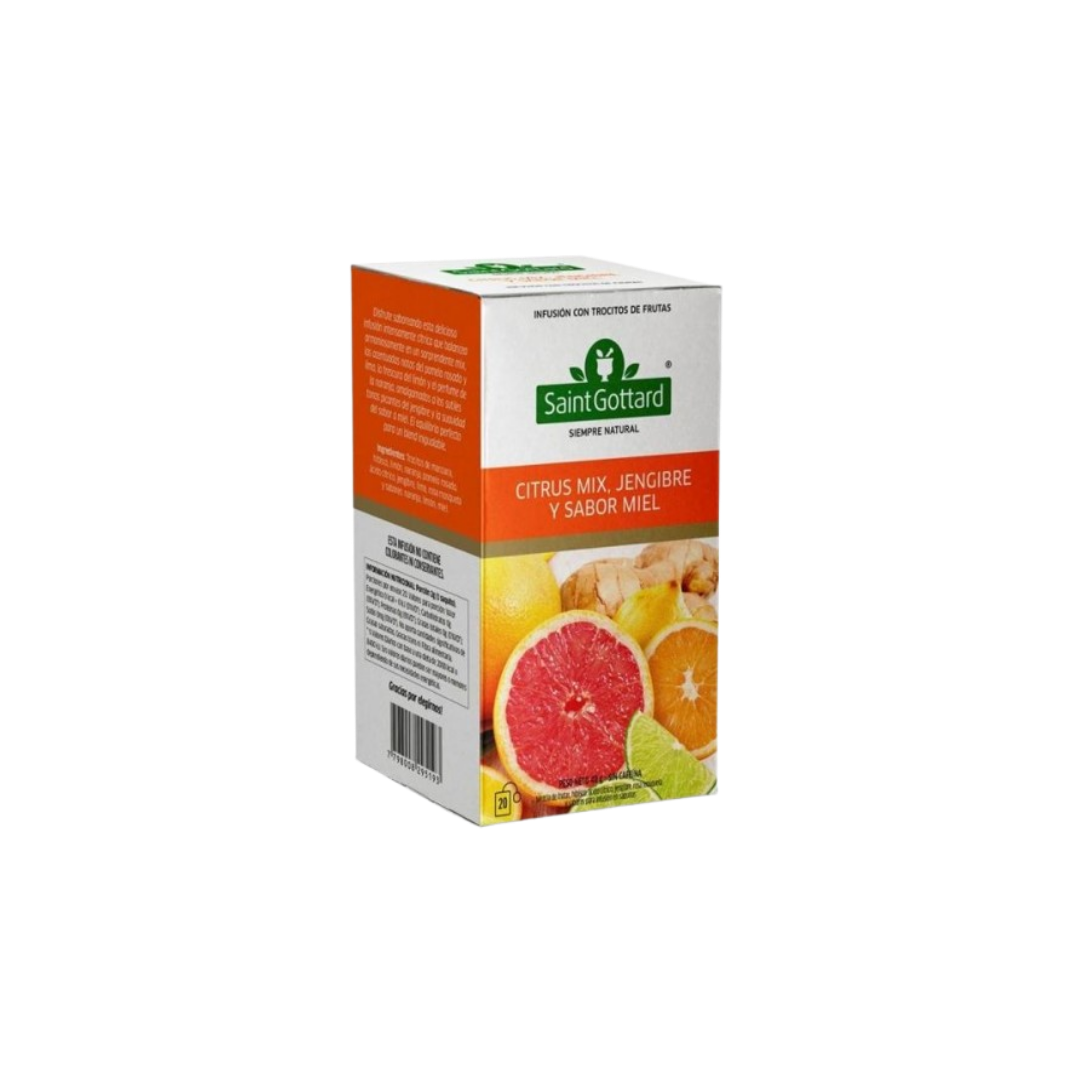 TE CITRUS MIX JENGIBRE Y MIEL X20SAQ