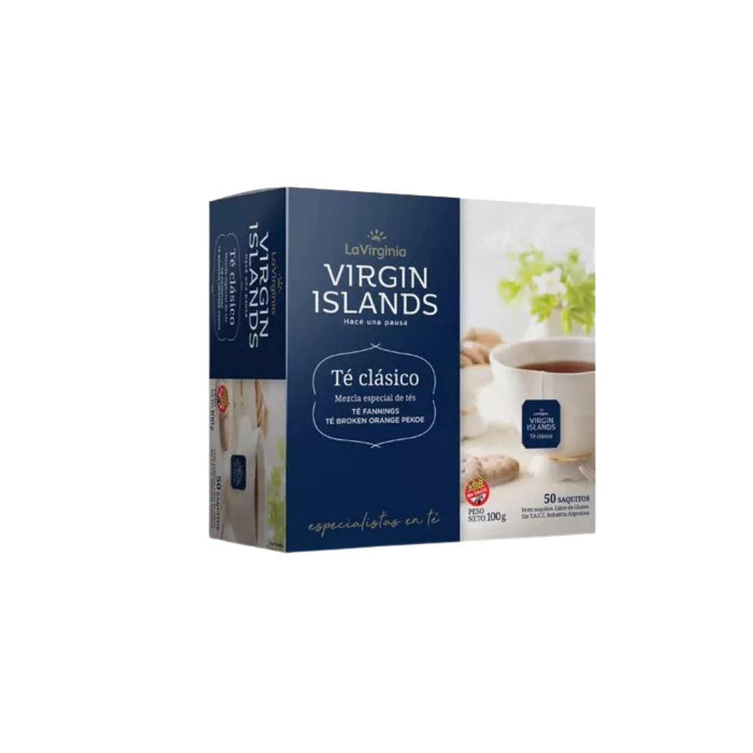 TE EN SAQ VIRGIN ISLANDS X50G