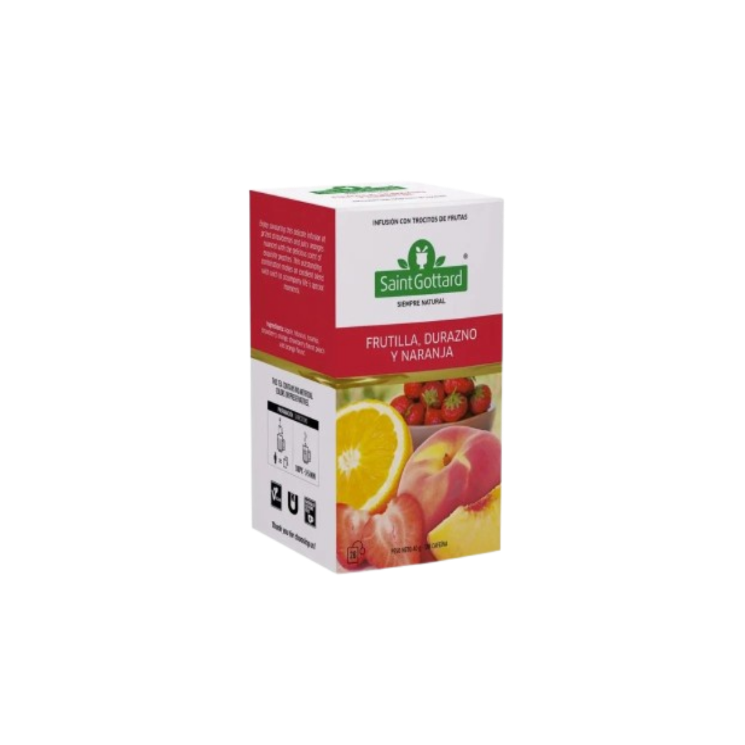 TE FRUTILLA DURAZNO NARANJA X20SAQ