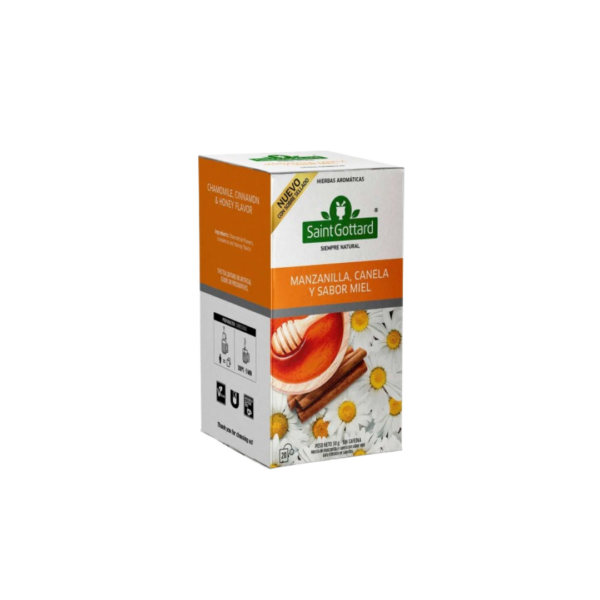 TE MANZANILLA CANELA Y MIEL X30G