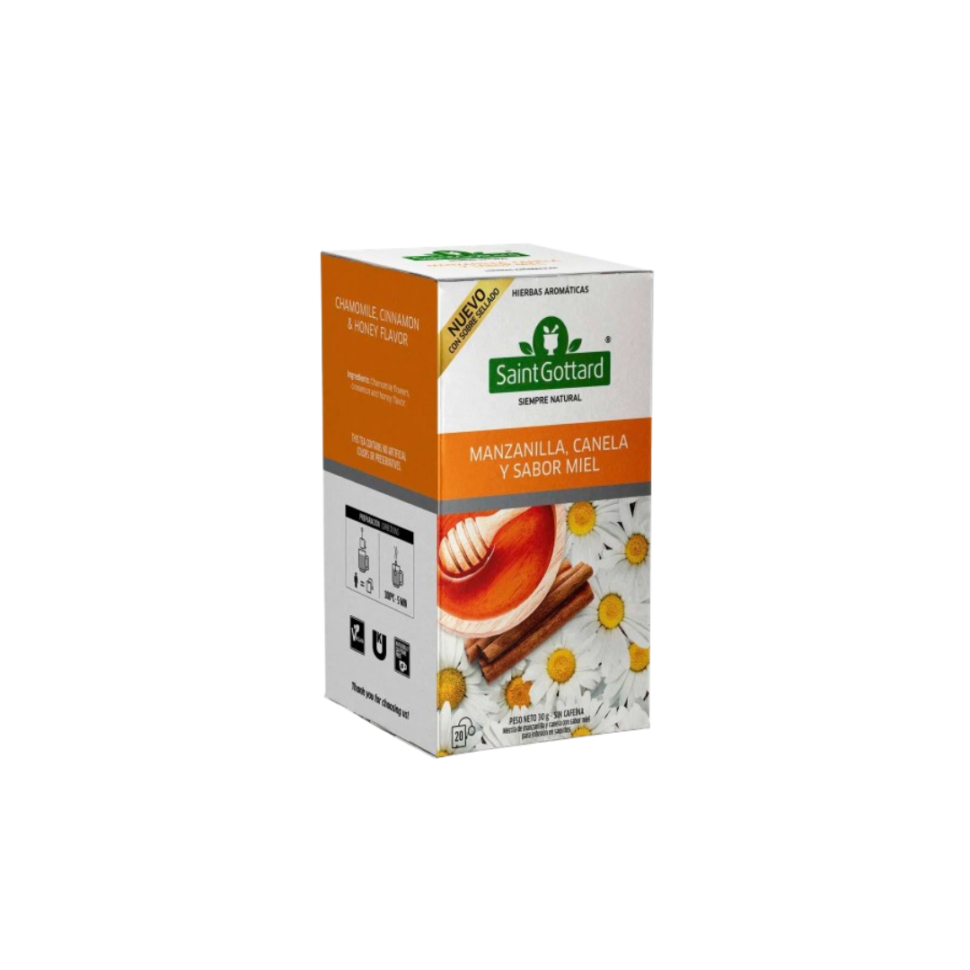 TE MANZANILLA CANELA Y MIEL X30G