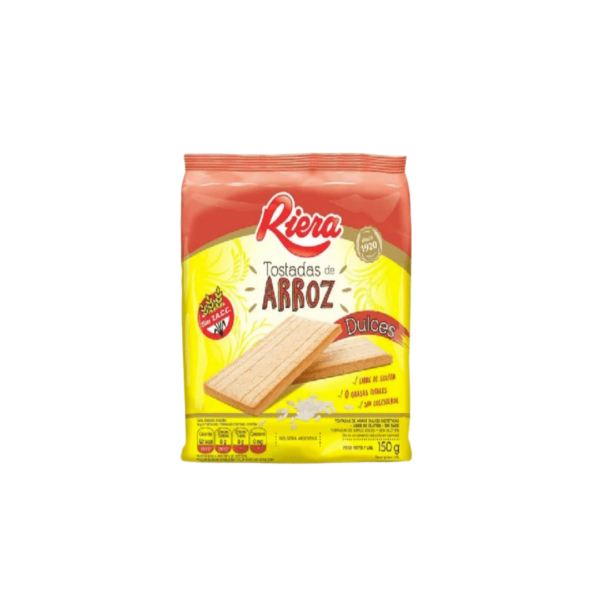 TOSTADA DE ARROZ DULCE X150G