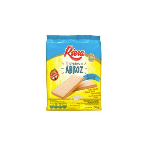 TOSTADA DE ARROZ SIN SAL X150G