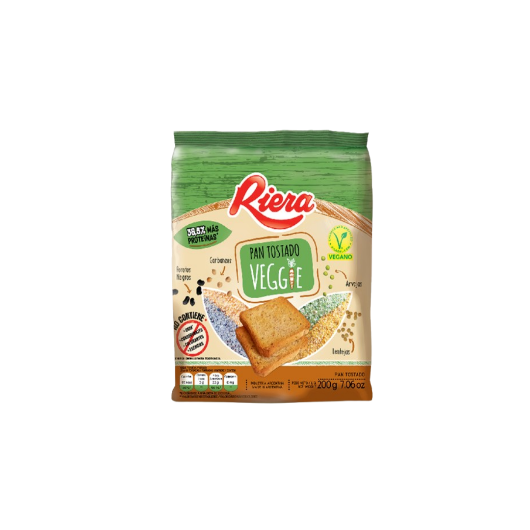 TOSTADA VEGGIE X200G