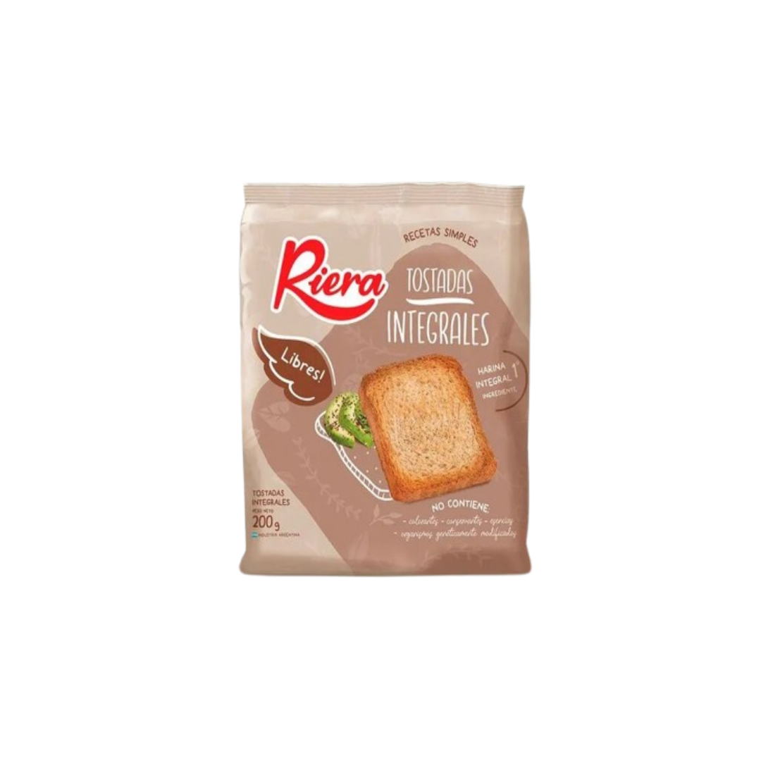 TOSTADAS INTEGRALES X200G