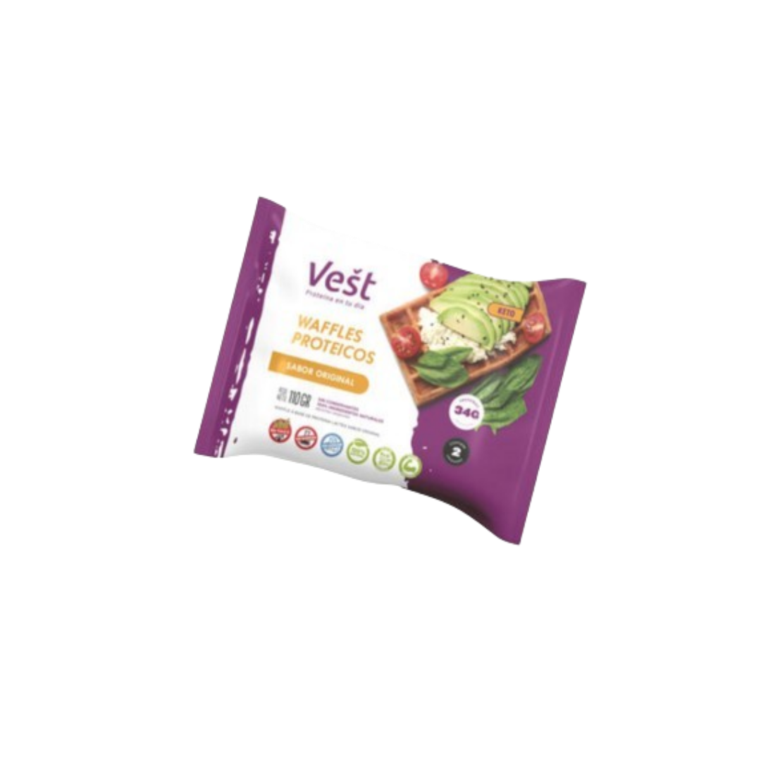 WAFLES PROTEICOS SABOR ORIGINAL X110G