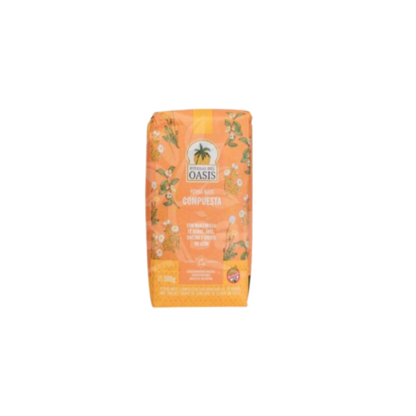 YERBA MATE COMPUESTA DETOX NARANJA X500G