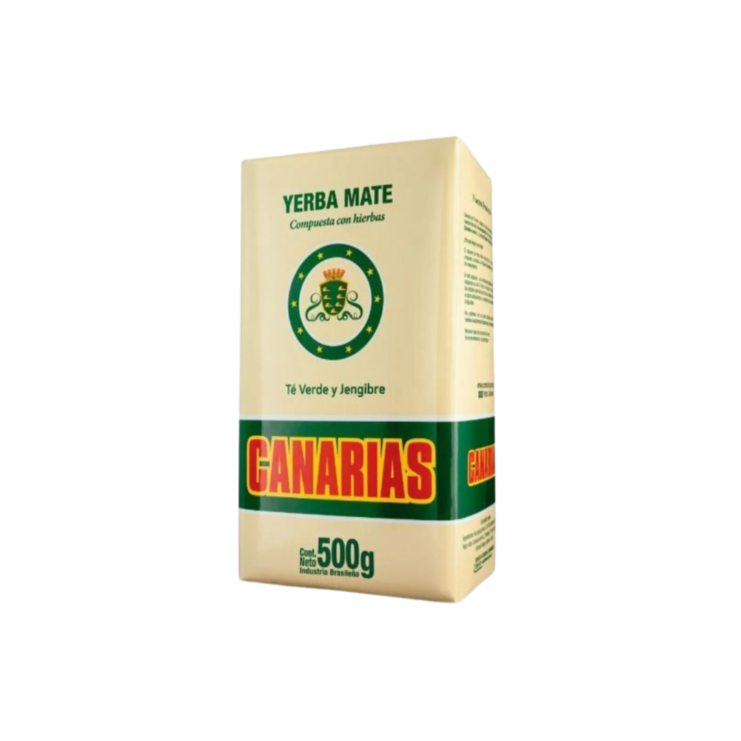 YERBA TE VERDE Y JENGIBRE X500G