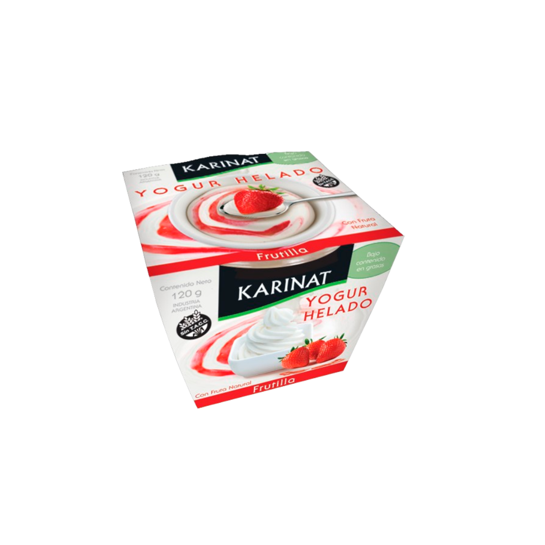 YOGURT HELADO SABOR FRUTILLA X120GR