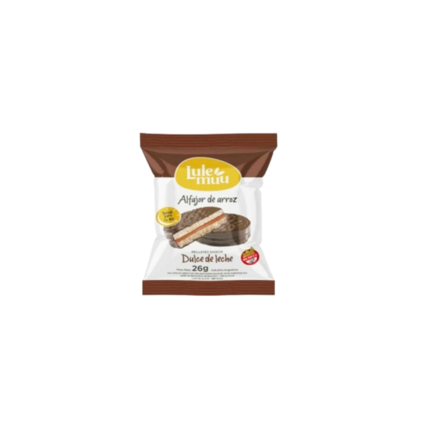 ALFAJOR ARROZ DULCE LECHE NEGRO X22G