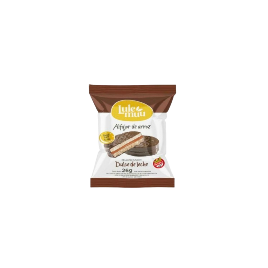 ALFAJOR ARROZ DULCE LECHE NEGRO X22G