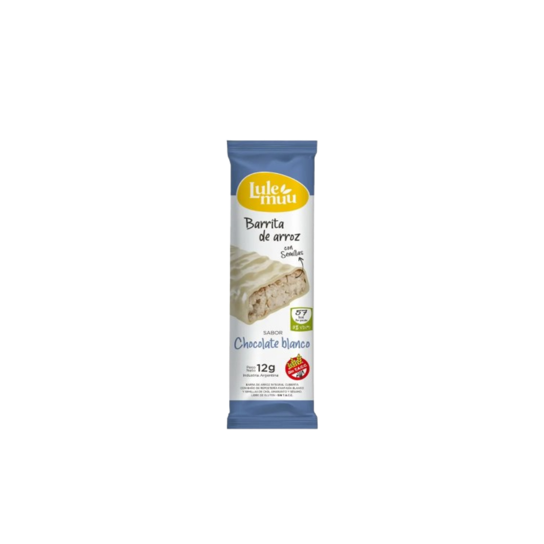 BARRITA ARROZ CHOCOLATE BLANCO X12G