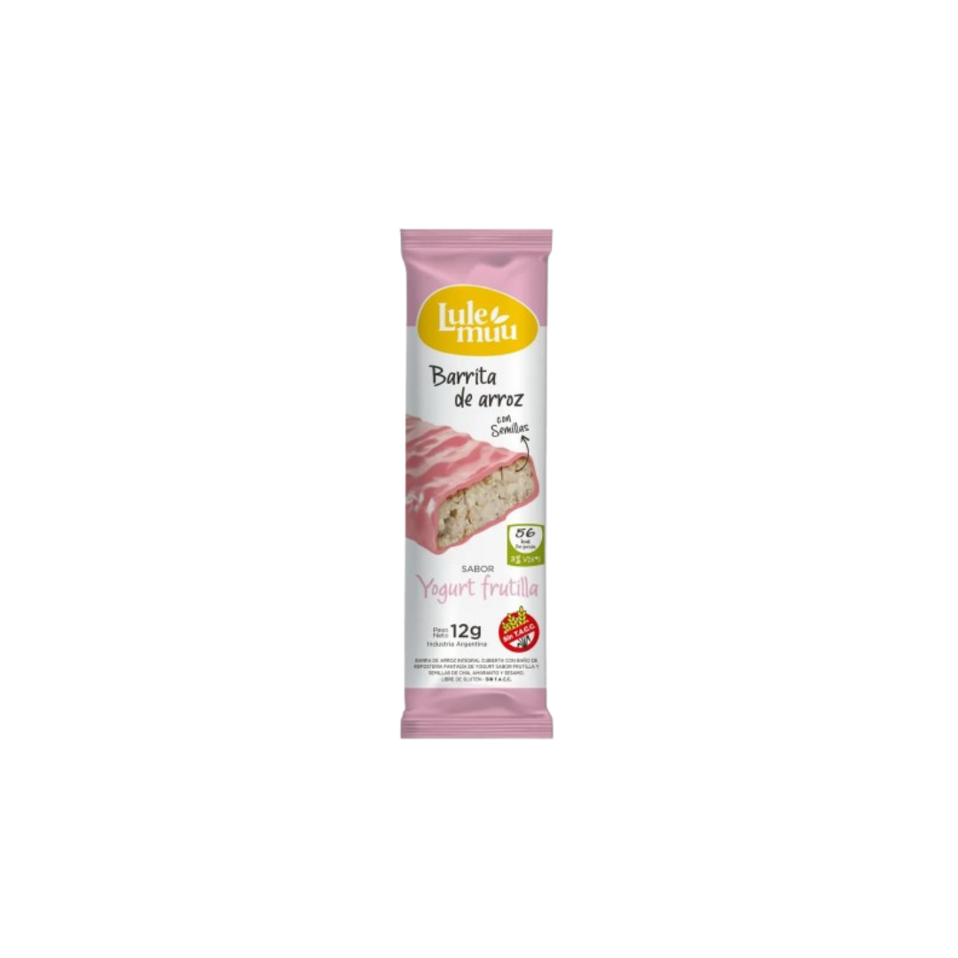 BARRITA ARROZ YOGURT FRUTILLA X12G