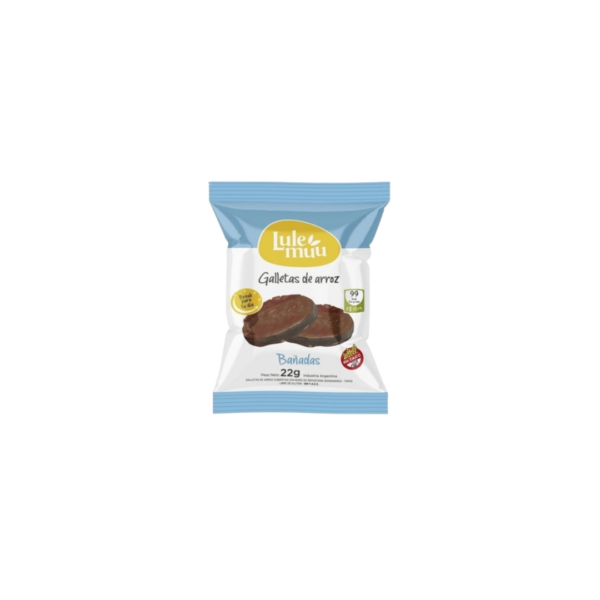GALLETAS ARROZ BAÑADAS CHOCO X20G