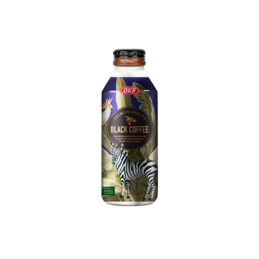 BEBIDA A BASE DE CAFE BLACK COFFEE OKF X390ML