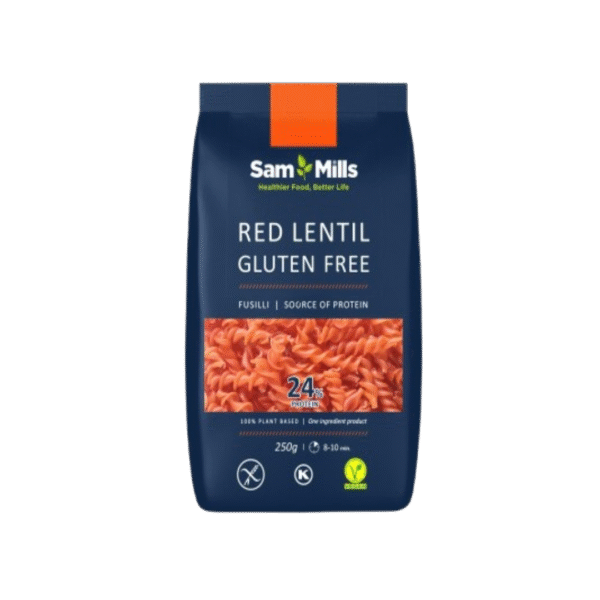 FIDEO DE LENTEJA ROJA FUSILLI X250GRS